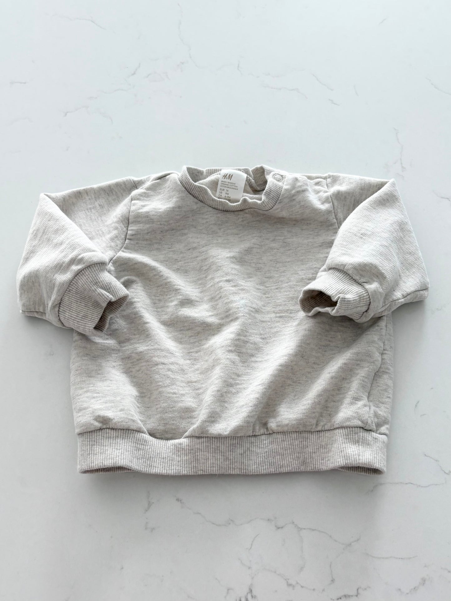 H&M-Crewneck-6/9 mois