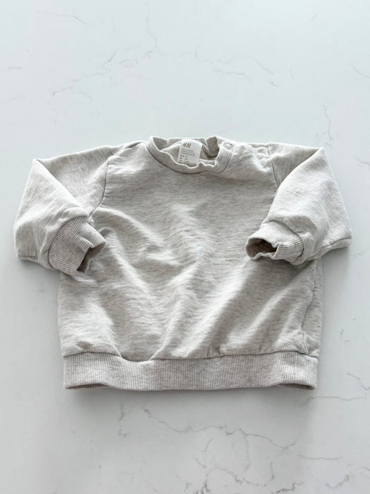 H&M-Crewneck-6/9 mois
