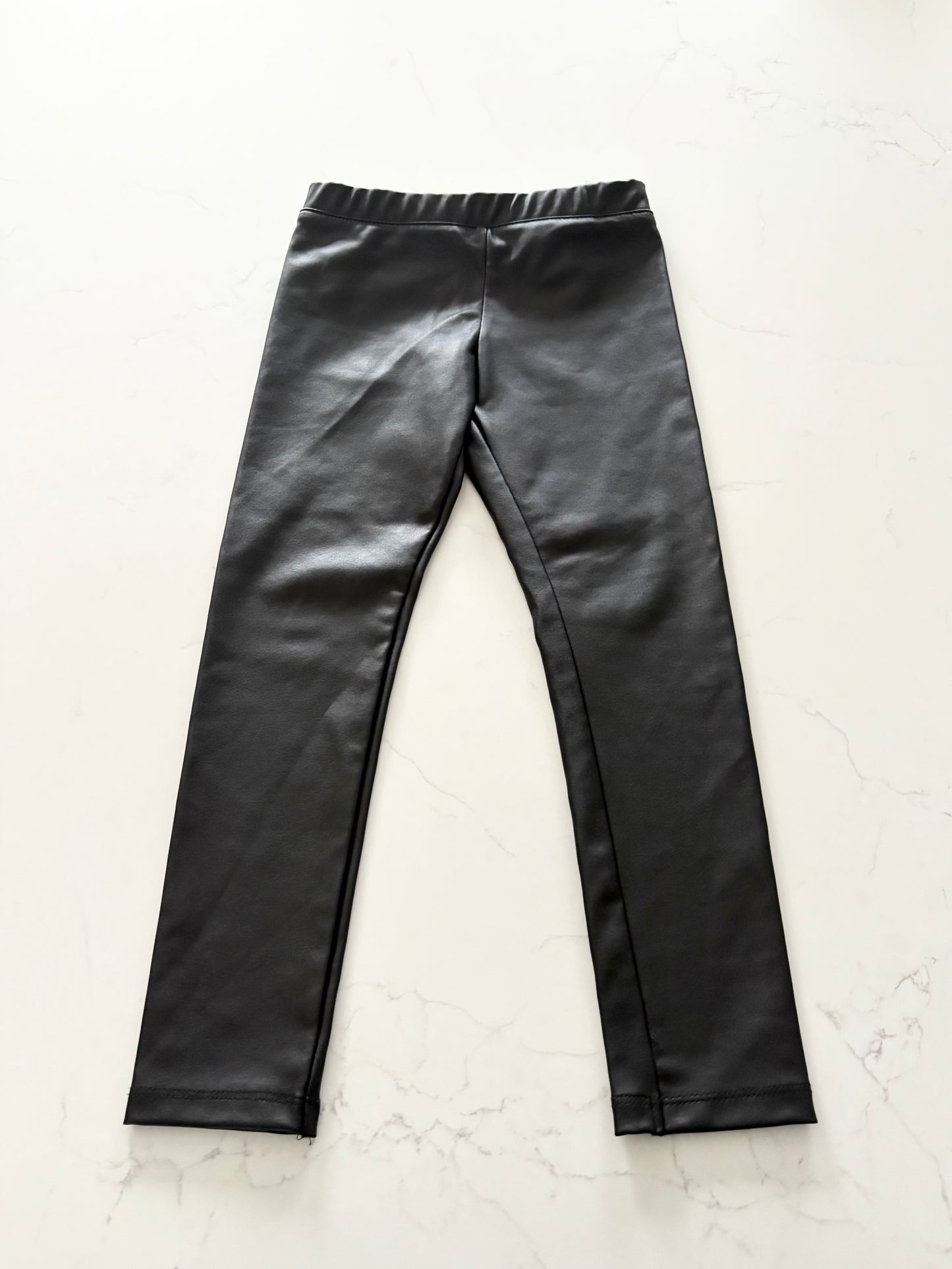 H&M-Pantalon faux cuire-4/6T