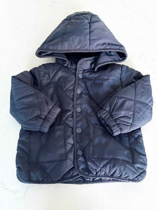 H&M-manteau  mi saison-18/24 mois