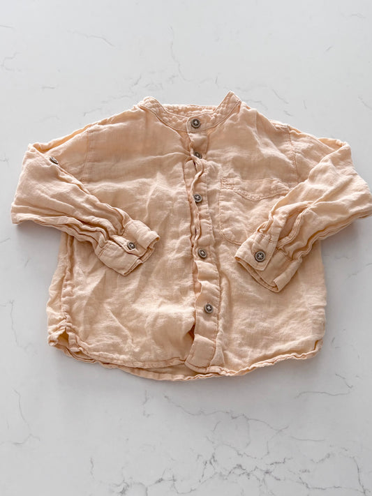 Zara-Chemise lin-3T