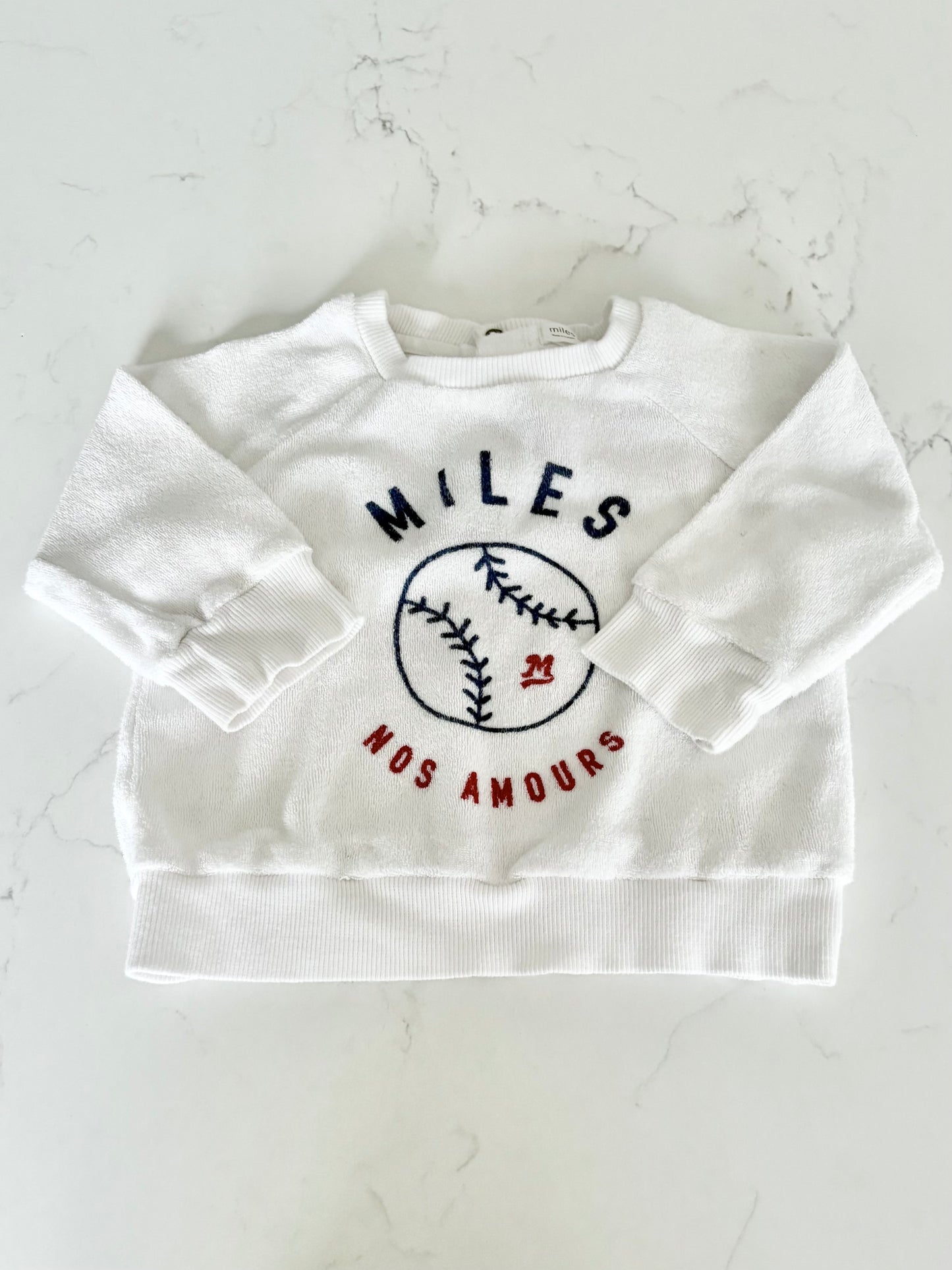 Miles the label-chandail-12 mois