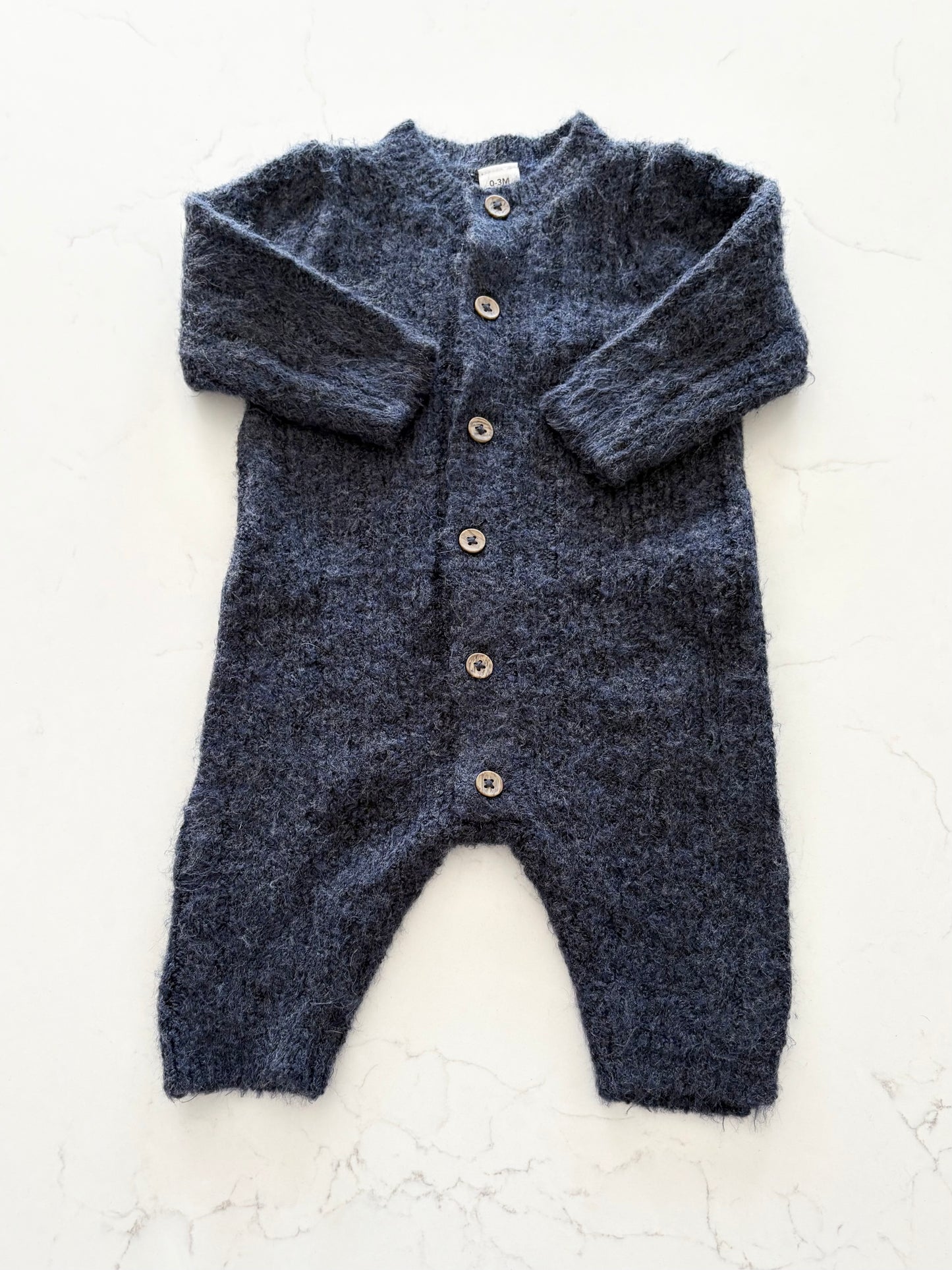 George-Une pièce en laine-0/3 mois