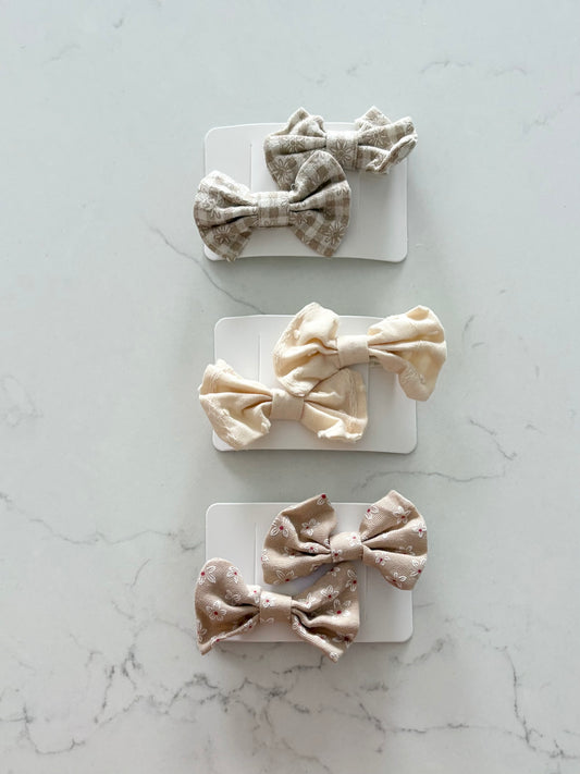 Boucles-Pinces à cheveux enfants (pqt de 2 )
