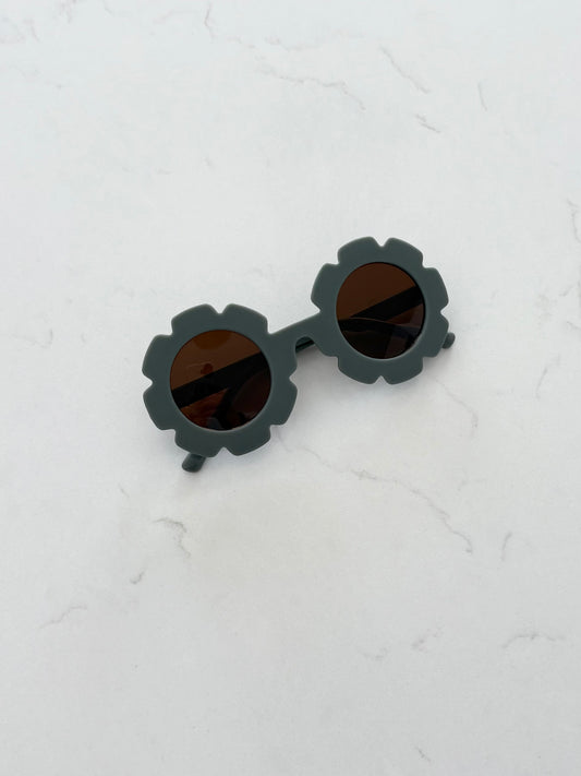 Lunettes soleil fleur-Vert forêt