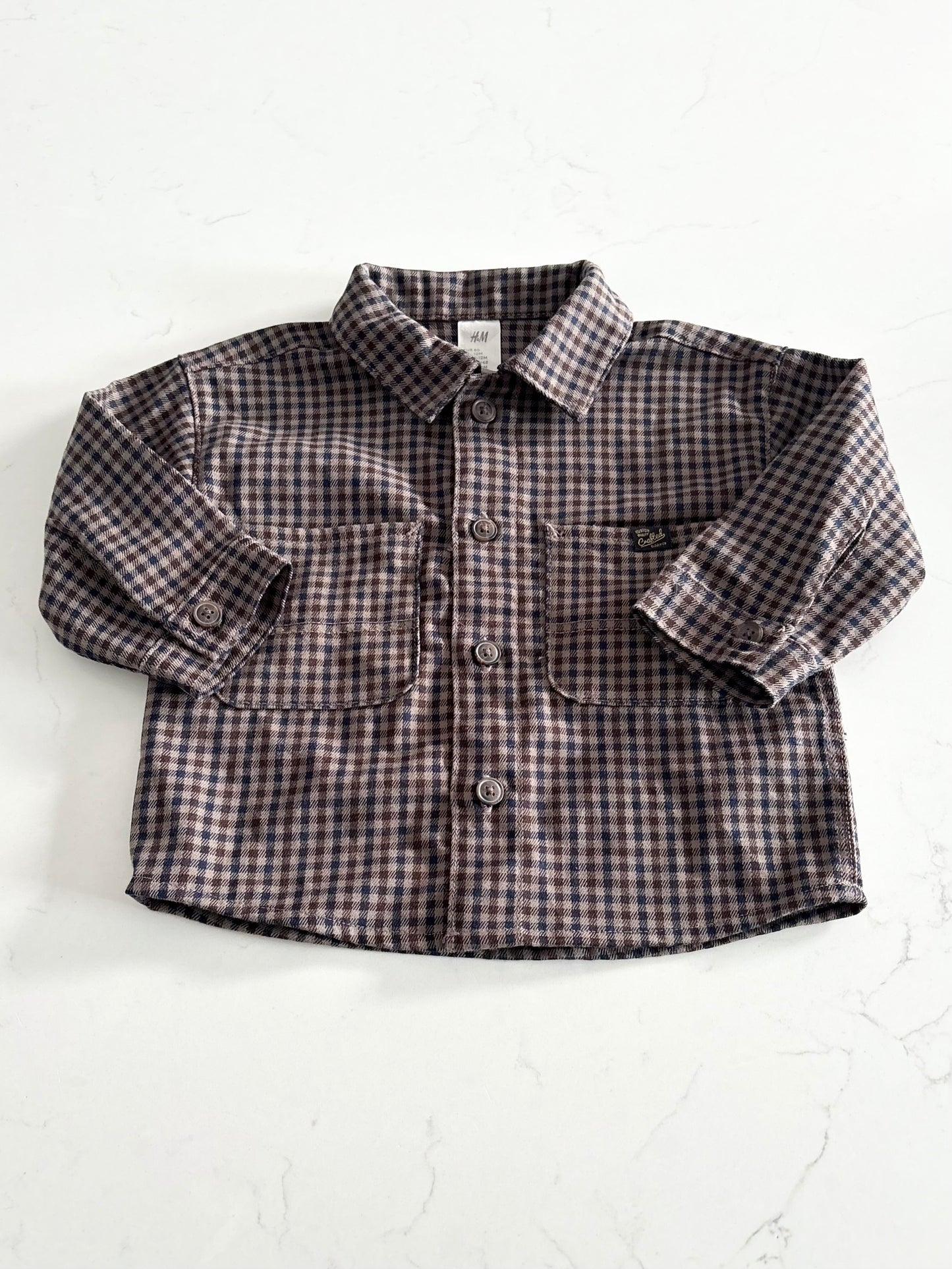 H&M-Chemise/Veste-9/12 mois