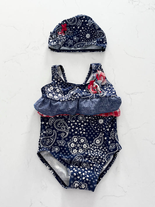 Souris Mini-Maillot de bain + chapeau-12 mois