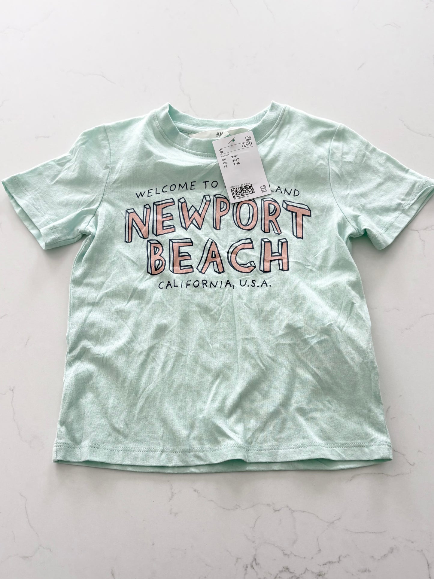 NEUF-H&M-T shirt-2/4T