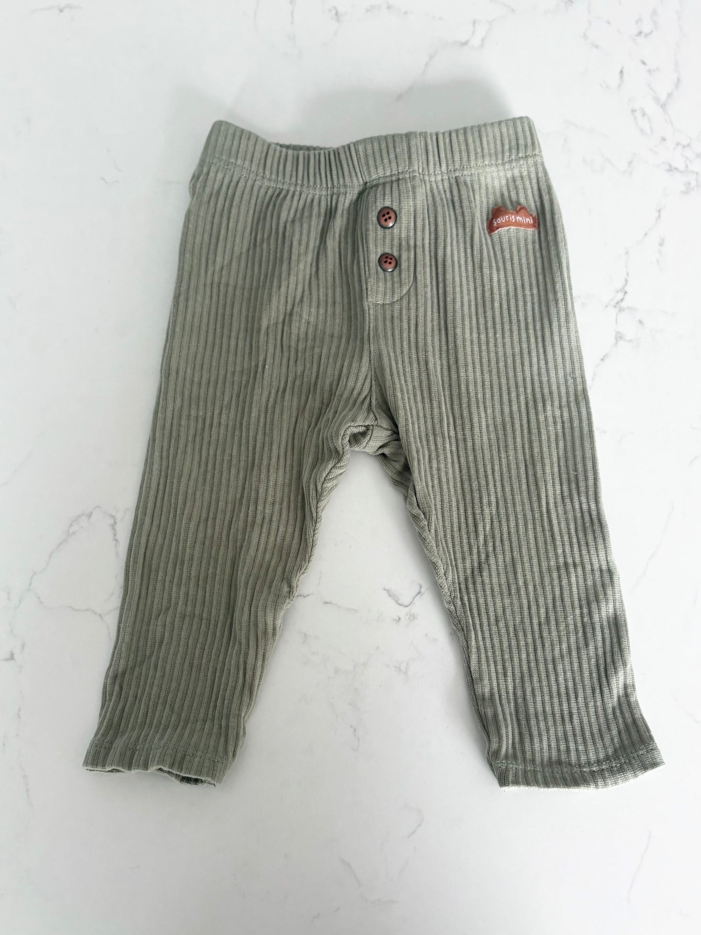 Souris Mini-Pantalon-3/6 mois