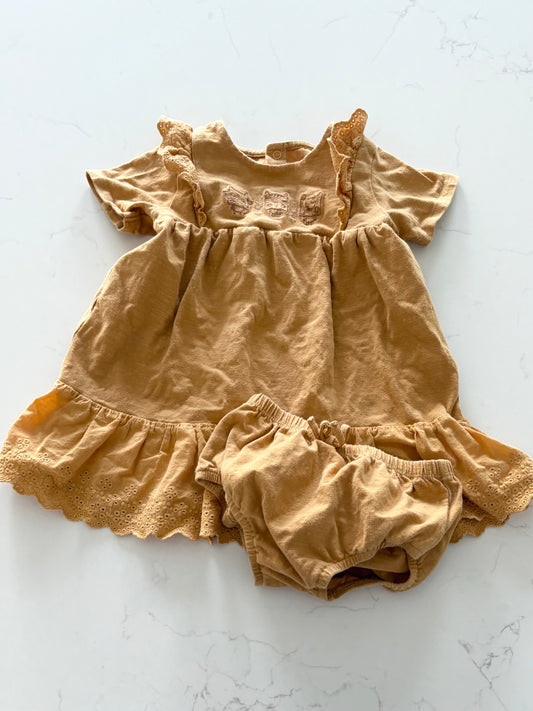 Souris Mini-Robe + culotte-2/3T