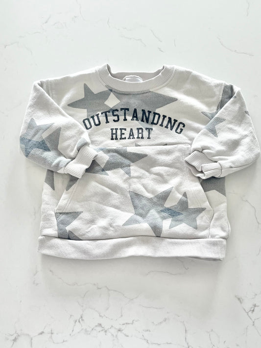 Zara-Crewneck-6/9 mois