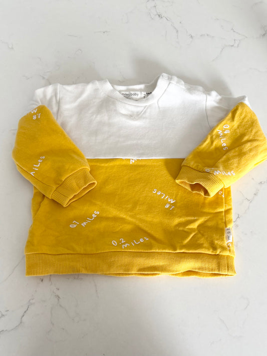 Miles the label-Crewneck-6 mois (légère imperfection)