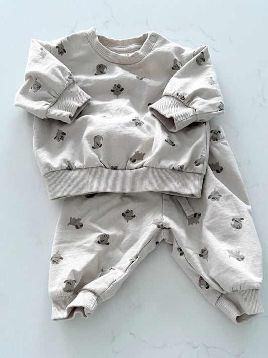 H&M-Ensemble-4/6 mois