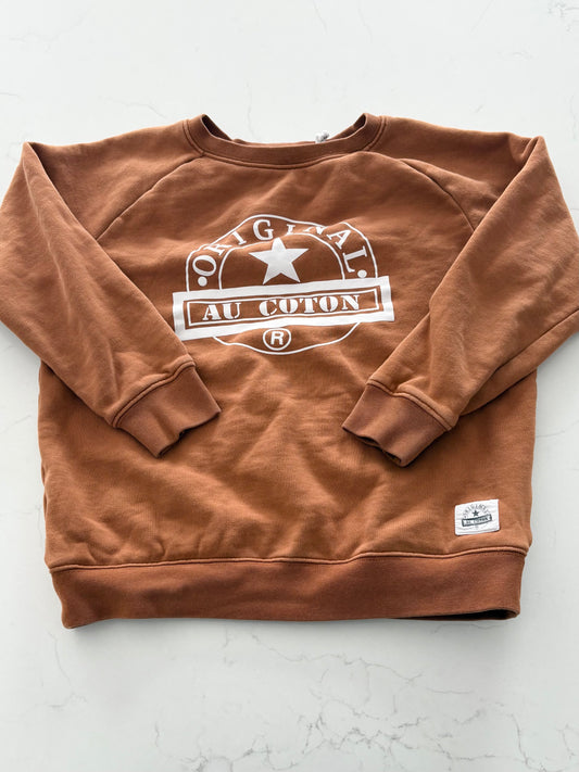Au coton-Crewneck-8/9 ( fait petit)