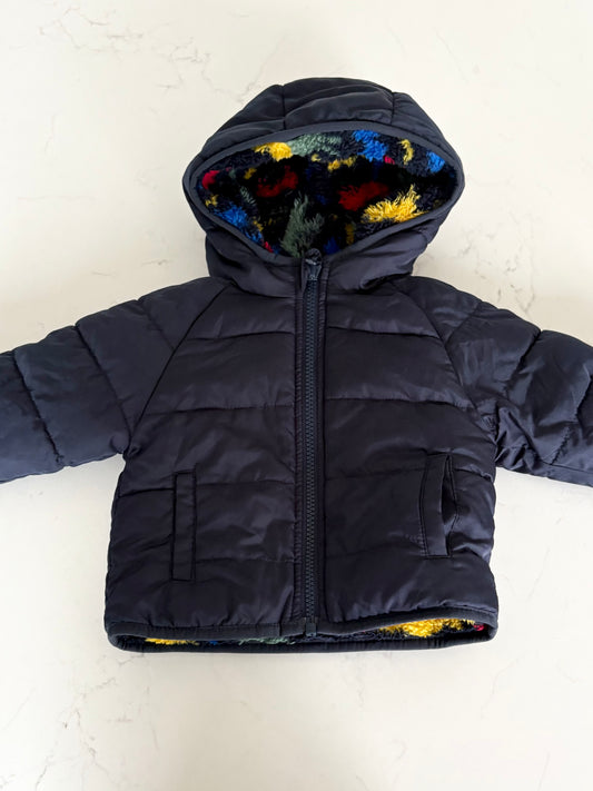 Old Navy-Manteau doublé mi saison-6/12 mois