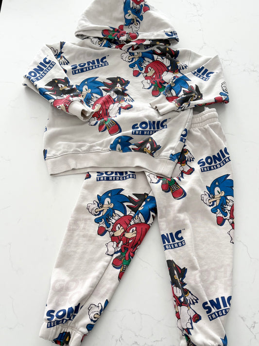 H&M/Sonic-ensemble-haut 4/6T-bas 3/4T