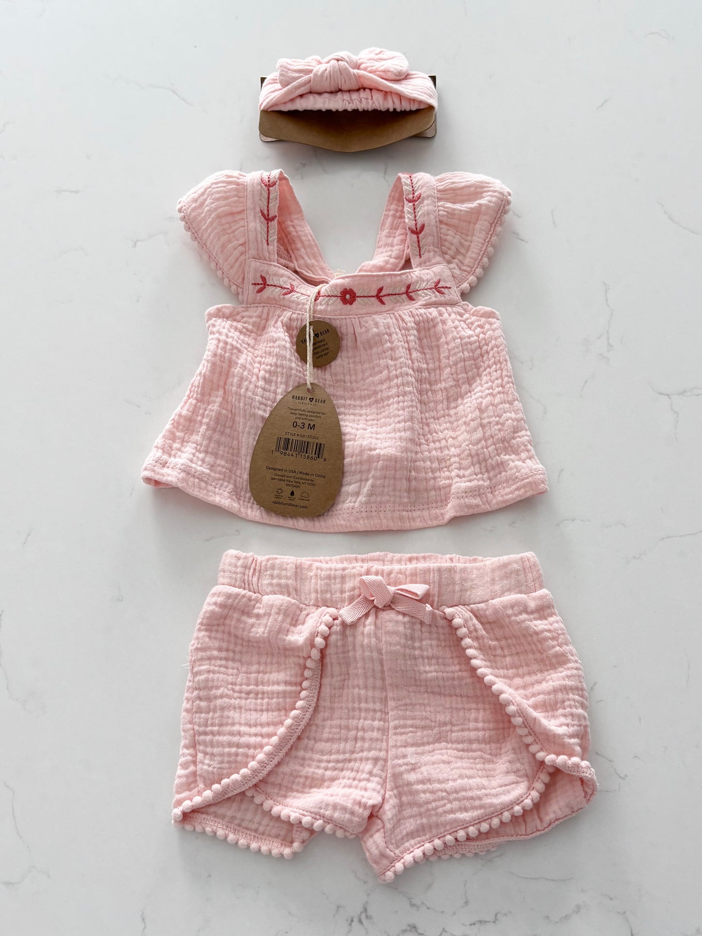 NEUF-Rabbit Bear-Ensemble-0/3 mois