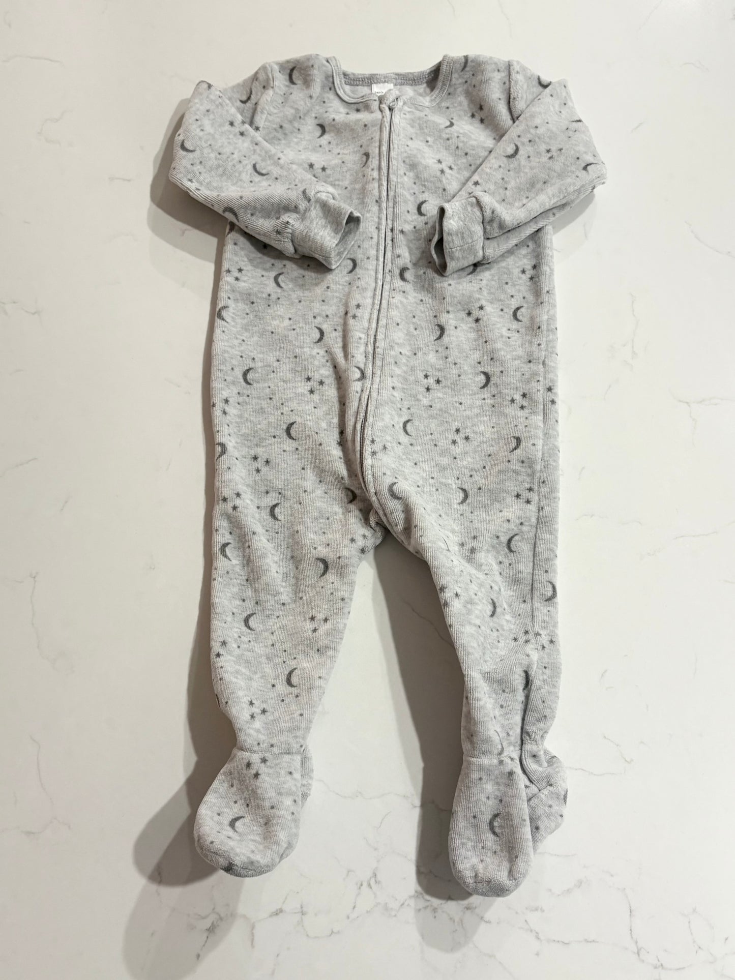 Petit Lem-Pyjama velours-9 mois