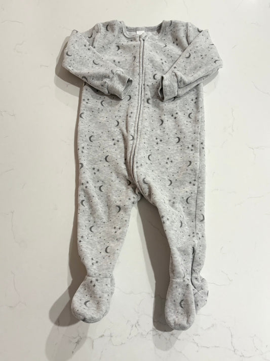 Petit Lem-Pyjama velours-9 mois