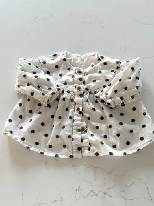 *imparfait-Zara-blouse-6/9 mois