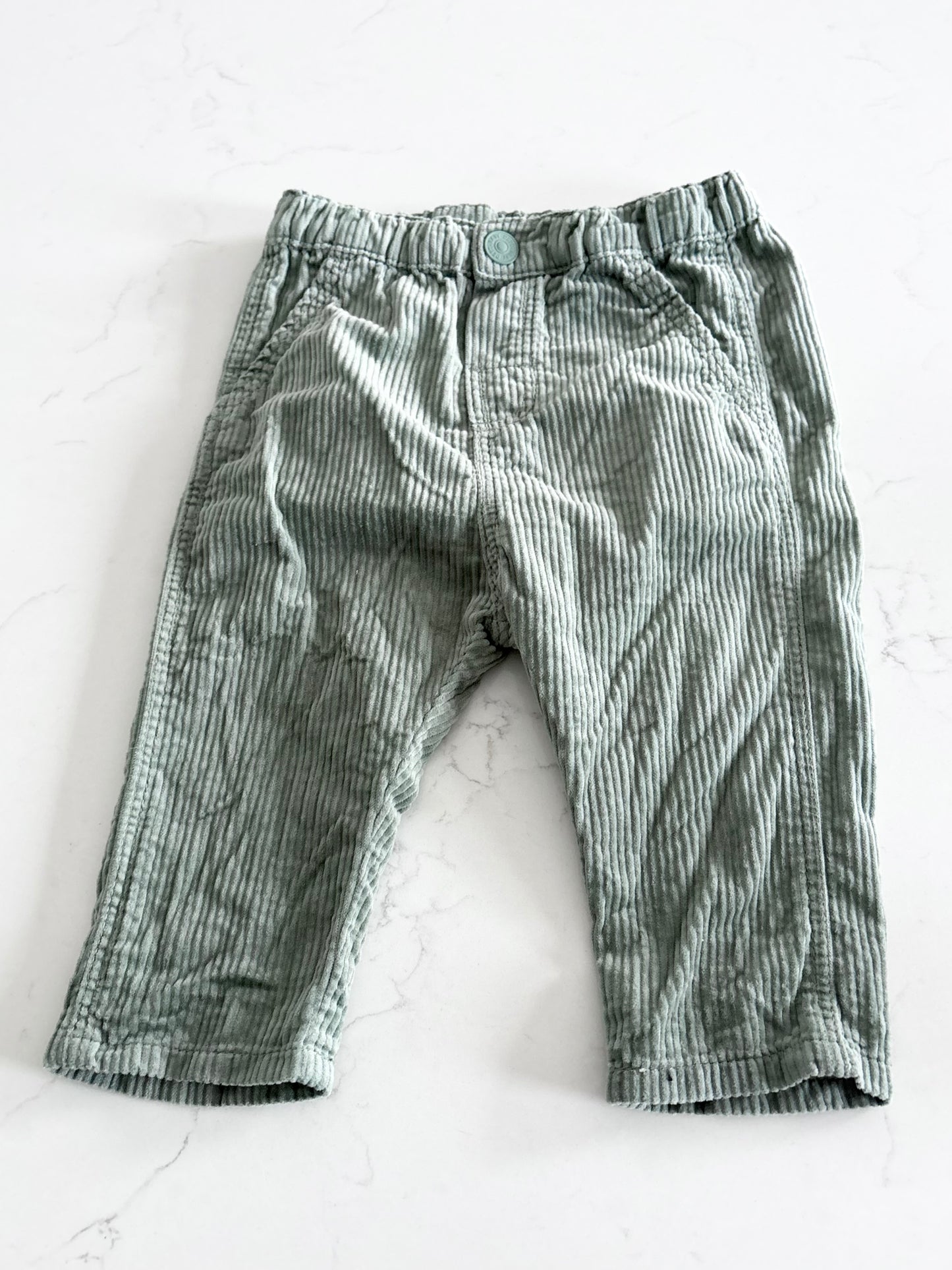 H&M-Pantalon corduroy-9/12 mois
