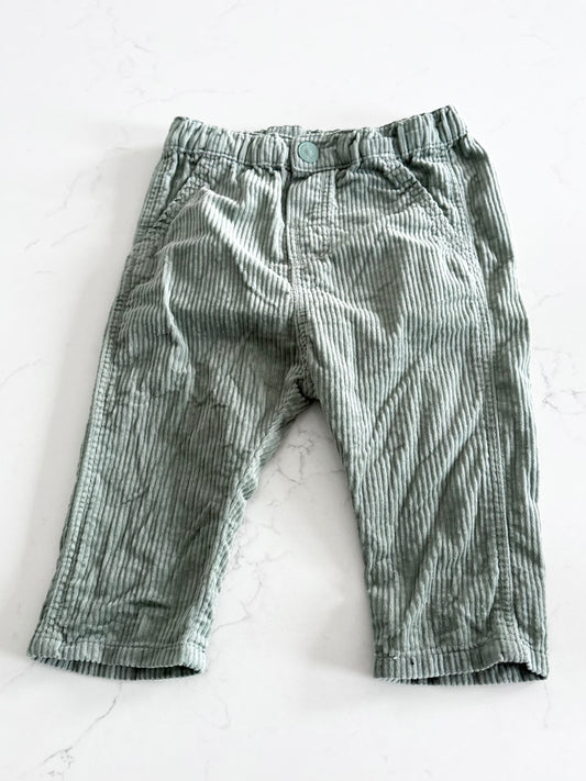 H&M-Pantalon corduroy-9/12 mois