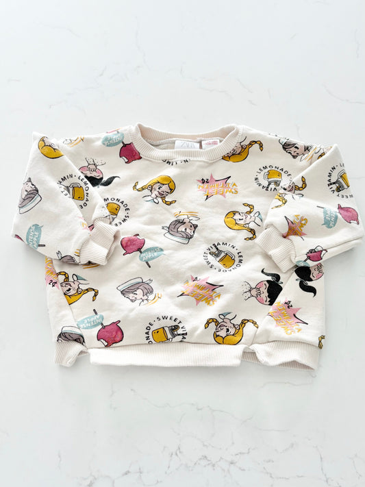Zara-Crewneck-12/18 mois