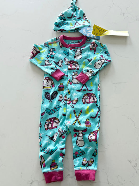 NEUF-Little Blue House-Pyjama-6/12 mois