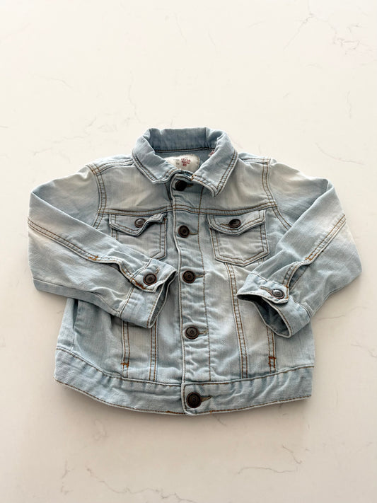 *Imparfait-Zara-Veste en jeans-12/18 mois