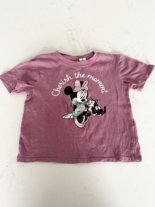 H&M/Disney-T shirt-2/4T ( petite tache au dos)