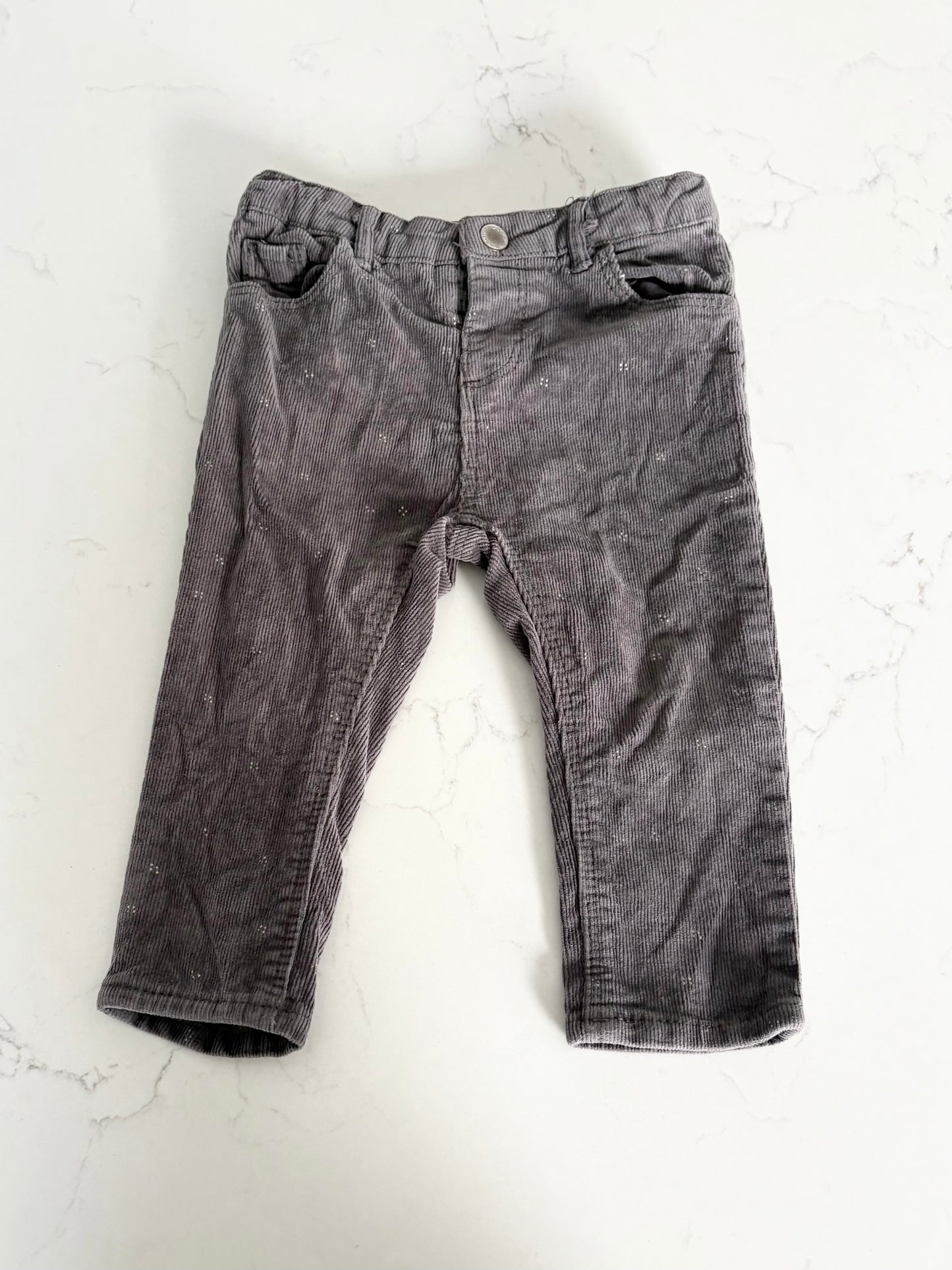 Zara-Pantalon corduroy-12/18 mois