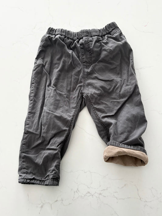 H&M-Pantalon doublé-18/24 mois