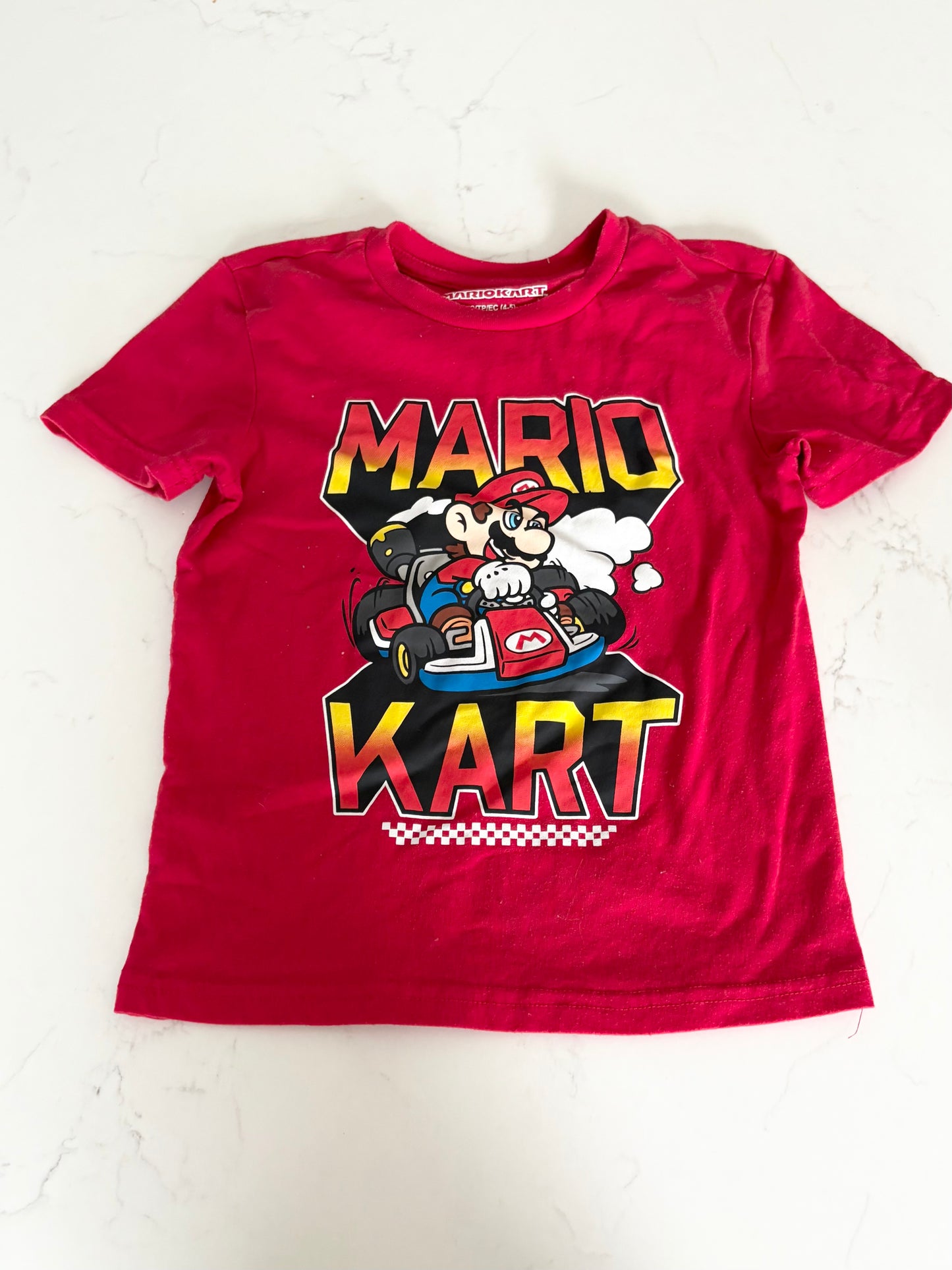 Mario kart-T shirt-4/5T