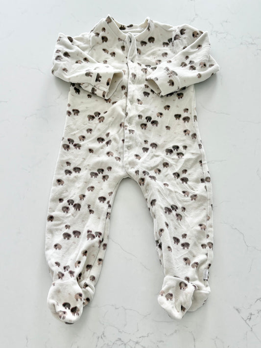 Noppies-Pyjama velours-9/12 mois