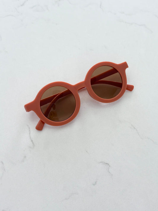 Lunettes soleil-Orange brulé
