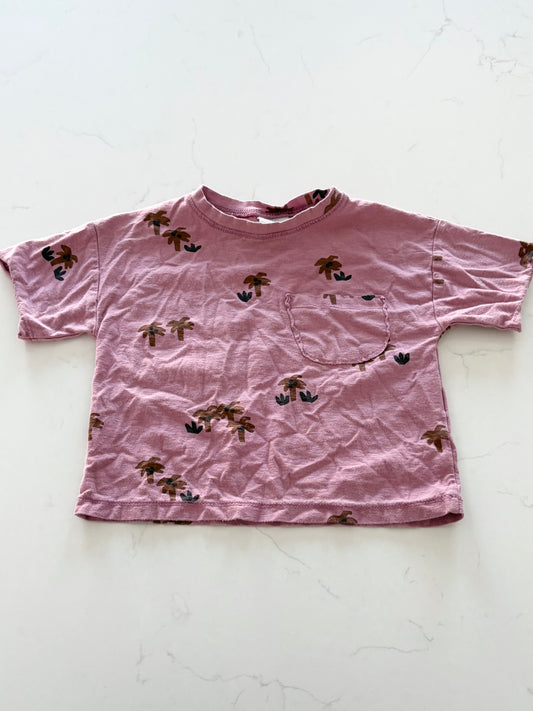 Zara-T shirt-12/18 mois ( mousseux )