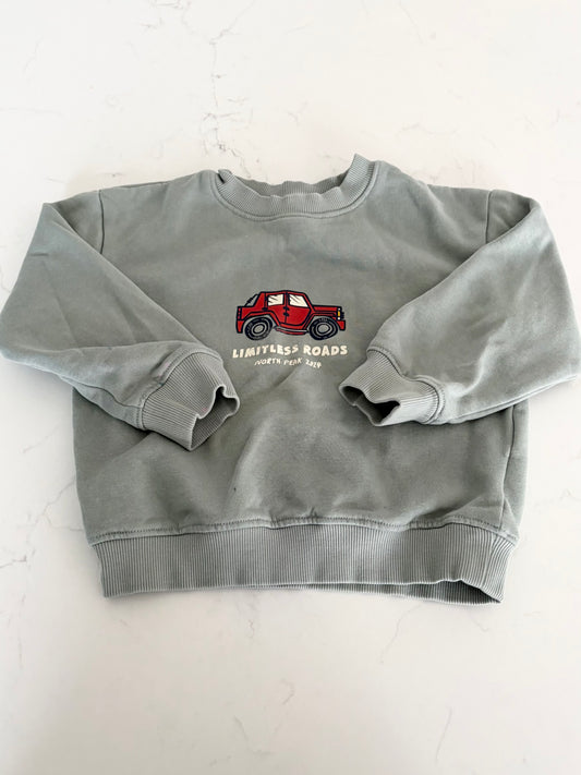 H&M-Crewneck-2/4T (légère imperfection)