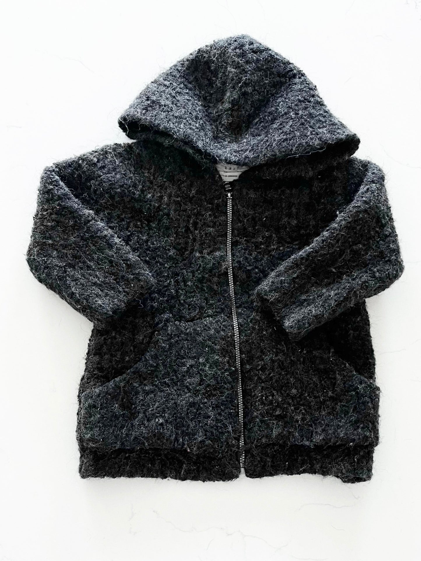 Zara-Veste de laine-12/18 mois (faite grande )