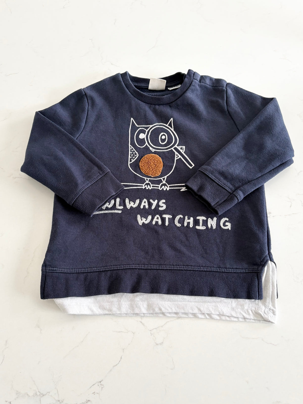 Zara-Crewneck-3/4T