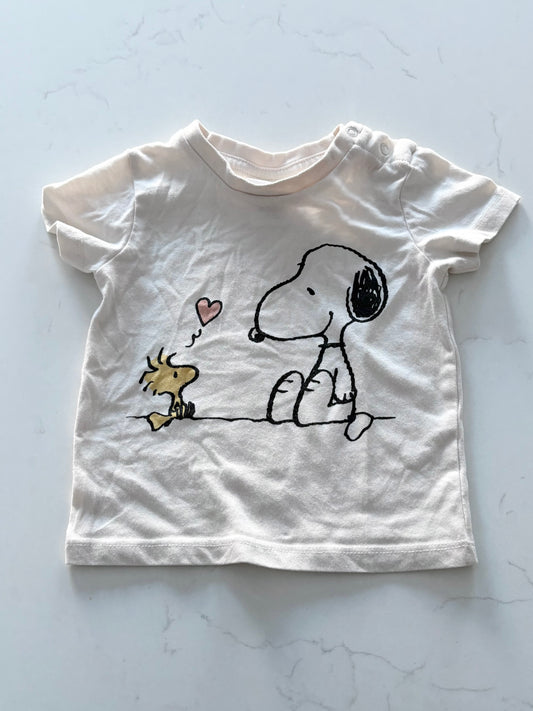 Snoopy-T shirt-6/12 mois