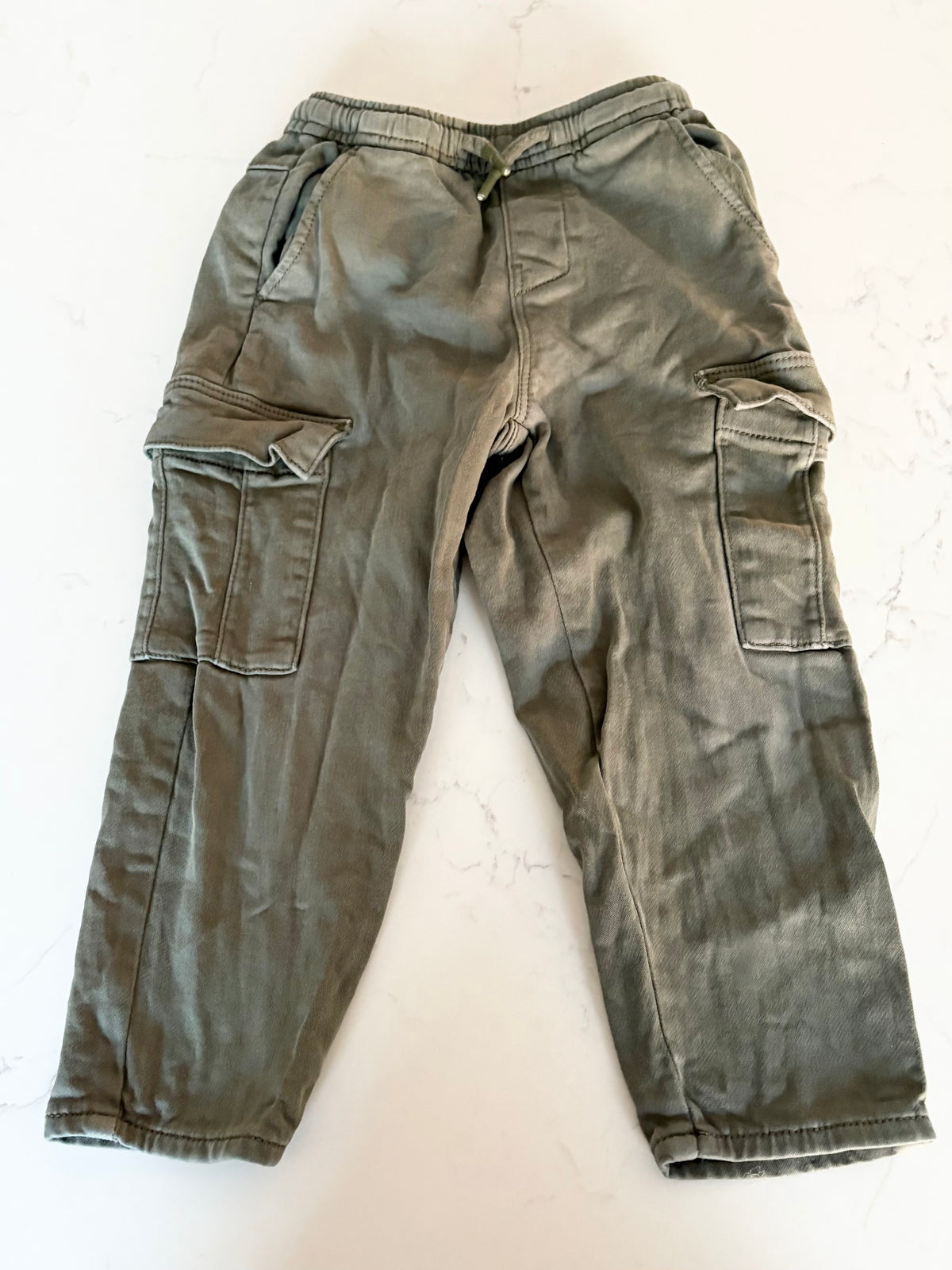 Zara-Pantalon cargo-3/4T