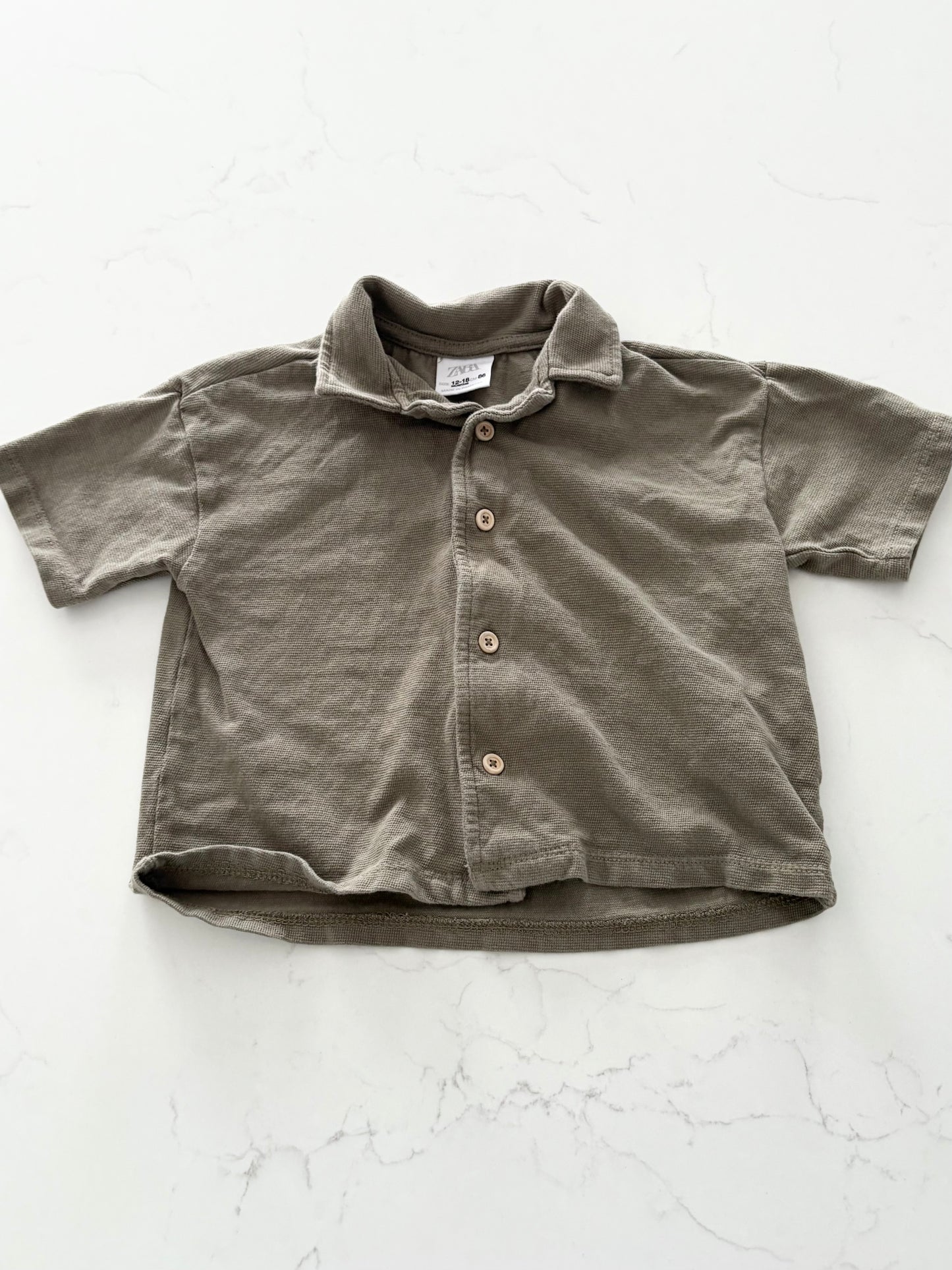 Zara-Polo/chemise-12/18 mois