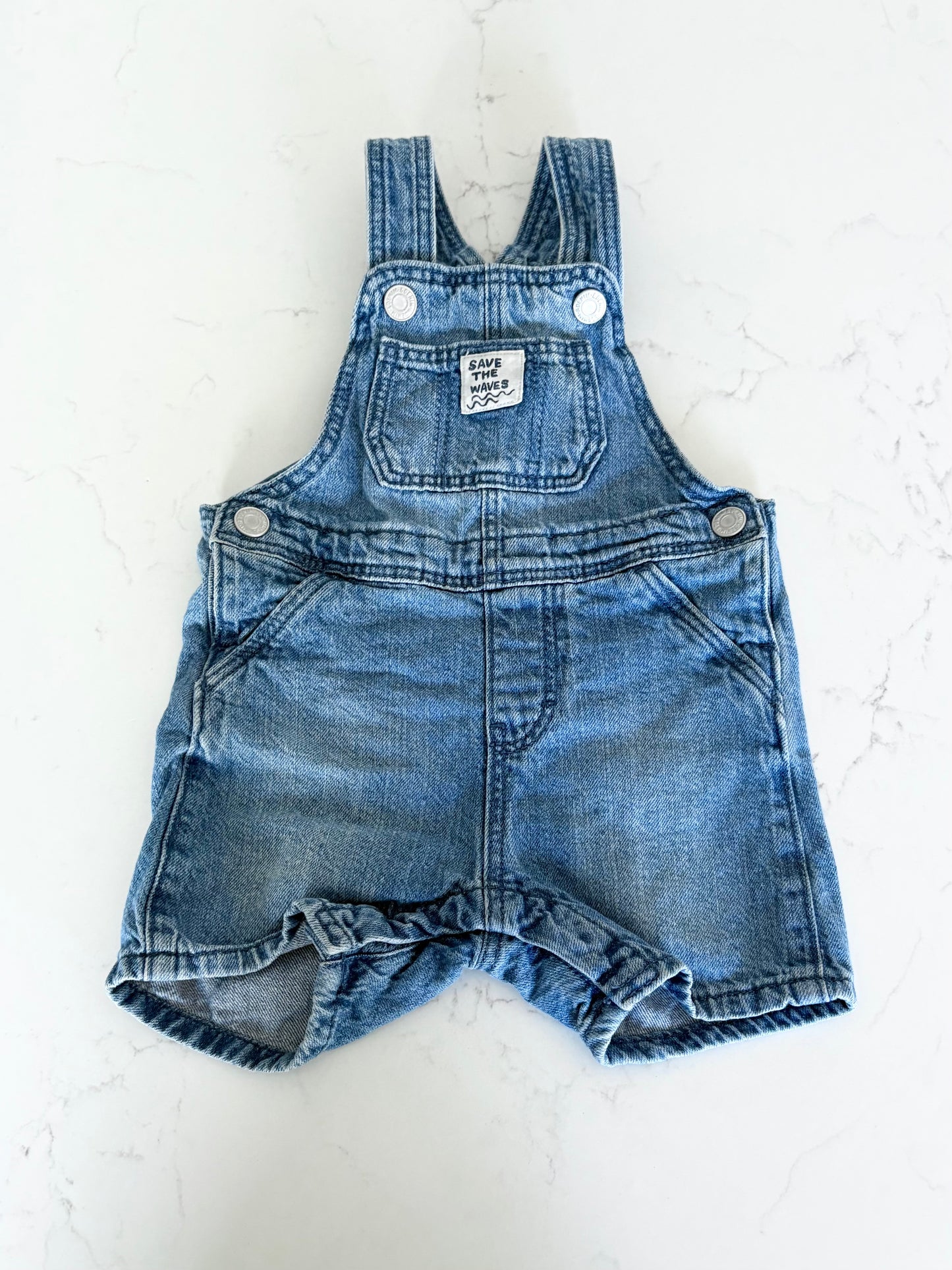 H&M-Salopette-6/9 mois