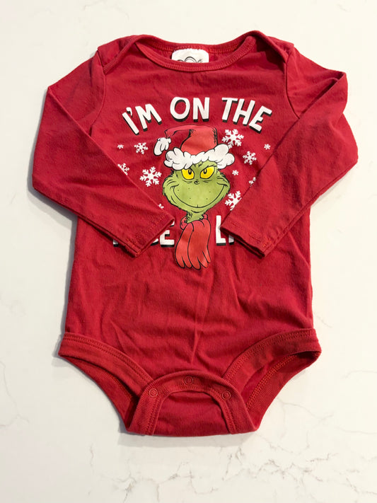 Le grinch-Cache couche-12/18 mois
