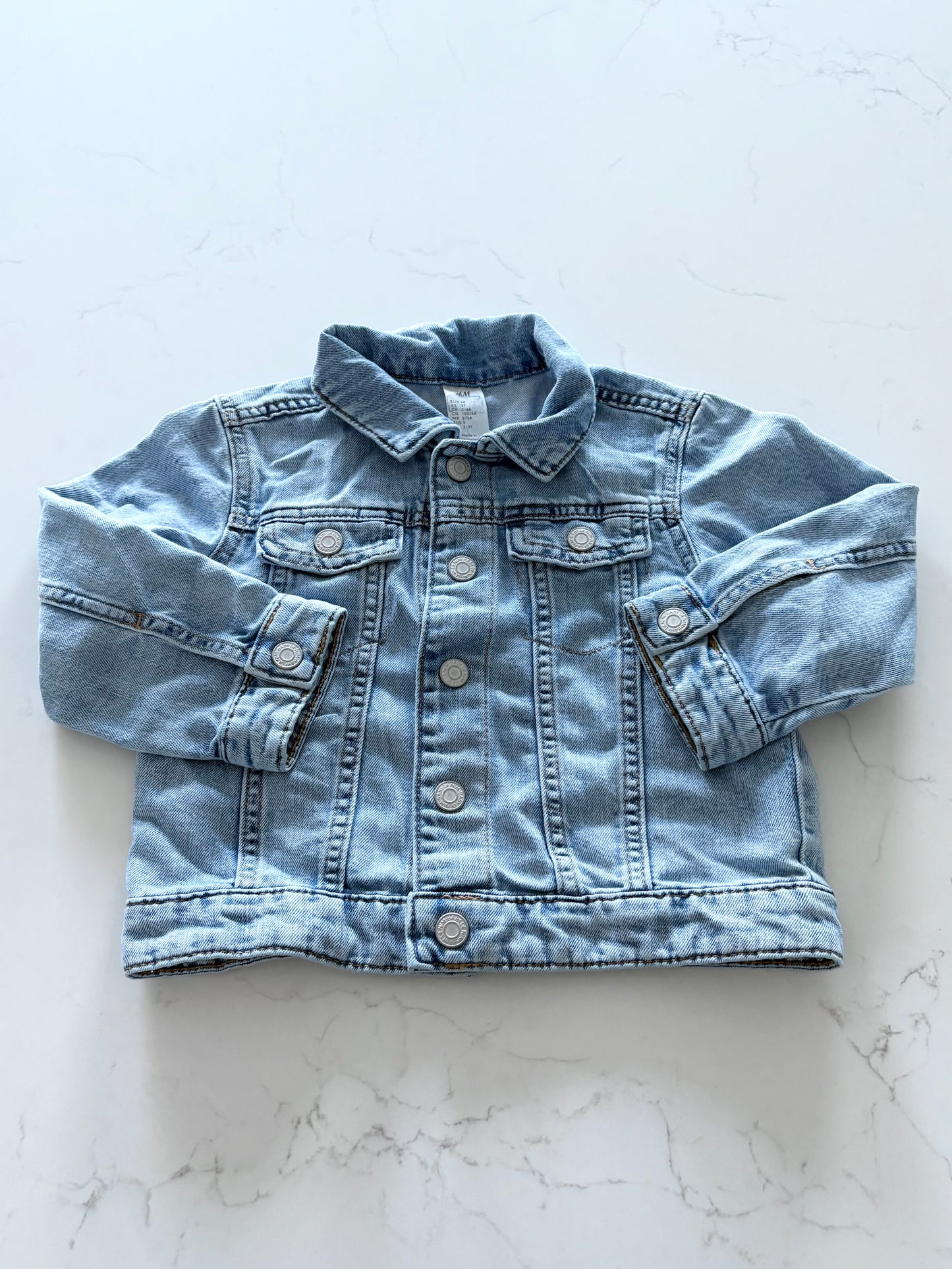 H&M-Veste en jeans-2/3T ( fait petit )