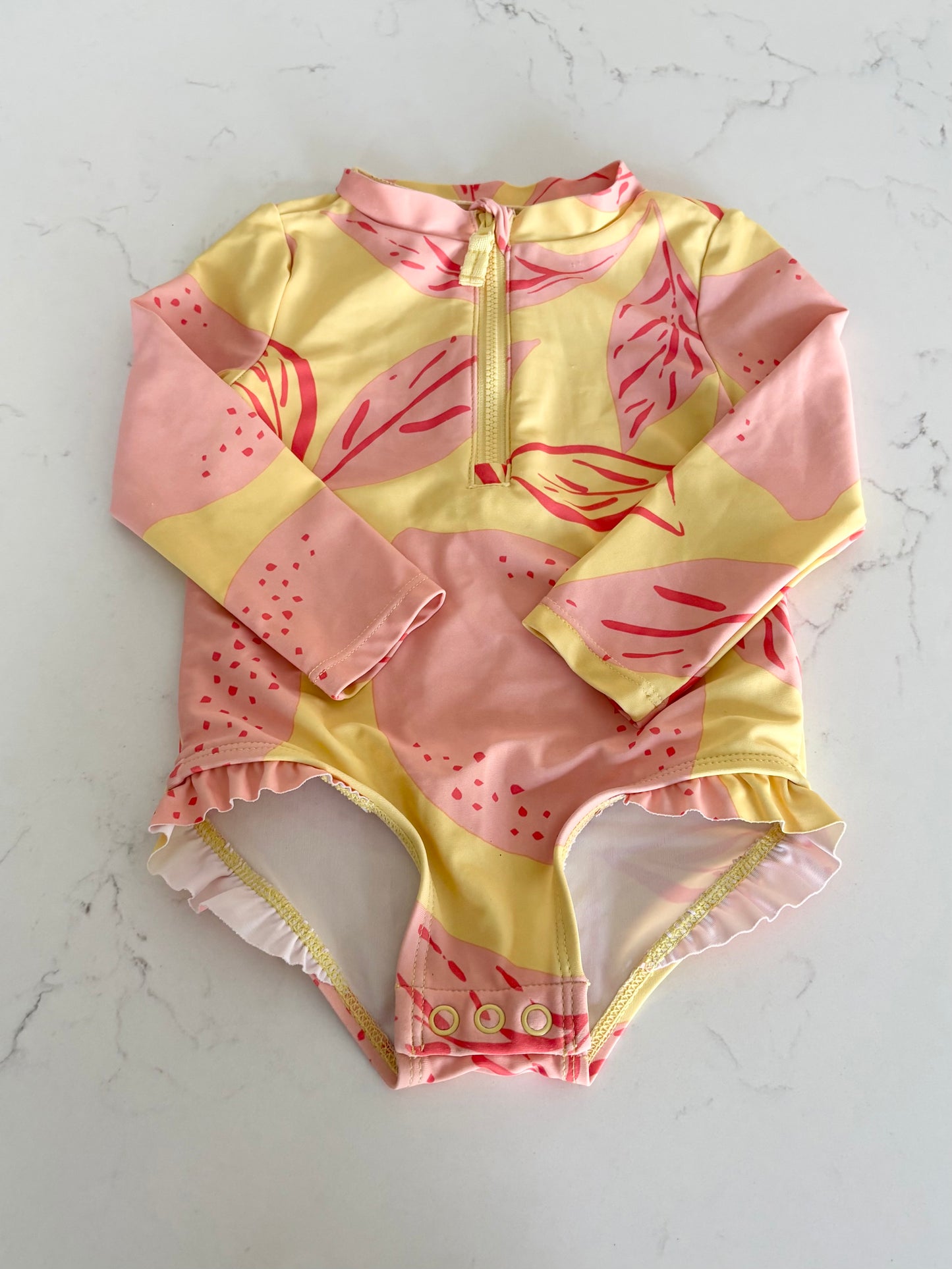 Carters-Maillot de bain-12 mois ( léger mousseux collet)