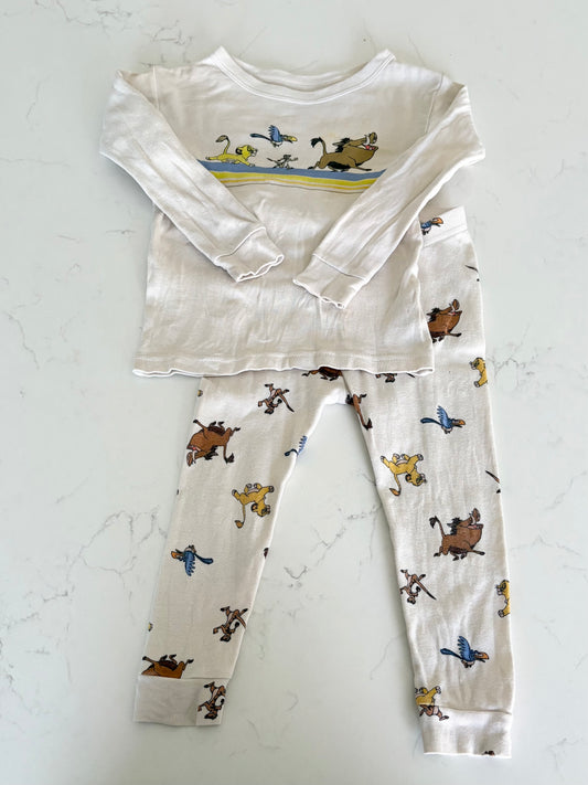 *Imparfait-Gap/Disney-Pyjama-2T ( il a décoloré sur lui même pendant le détachage)