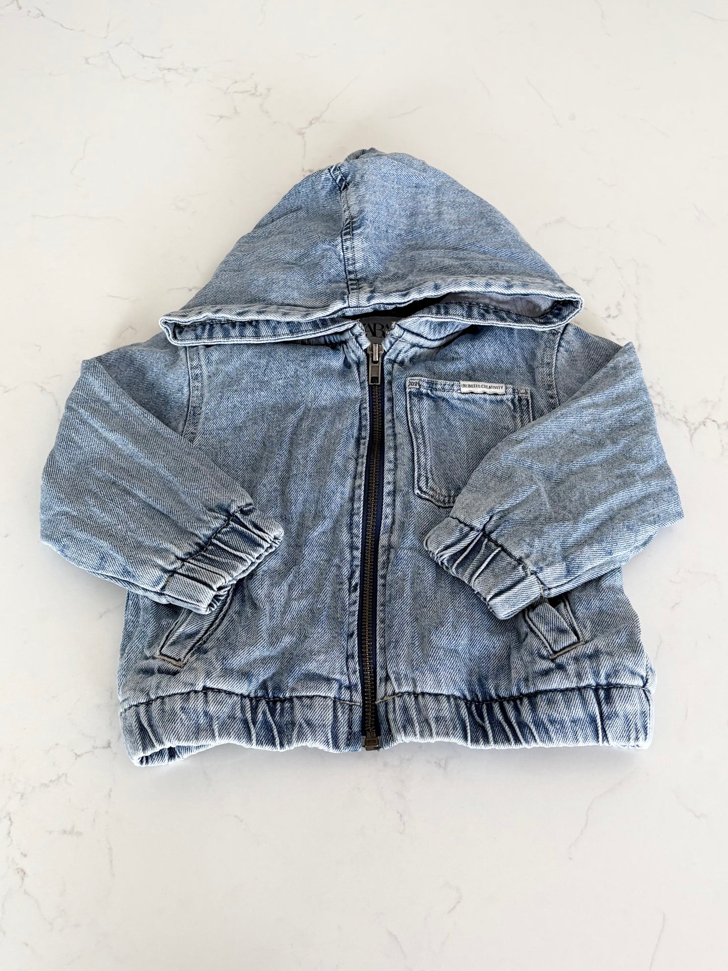 Zara-Veste jeans-12/18 mois