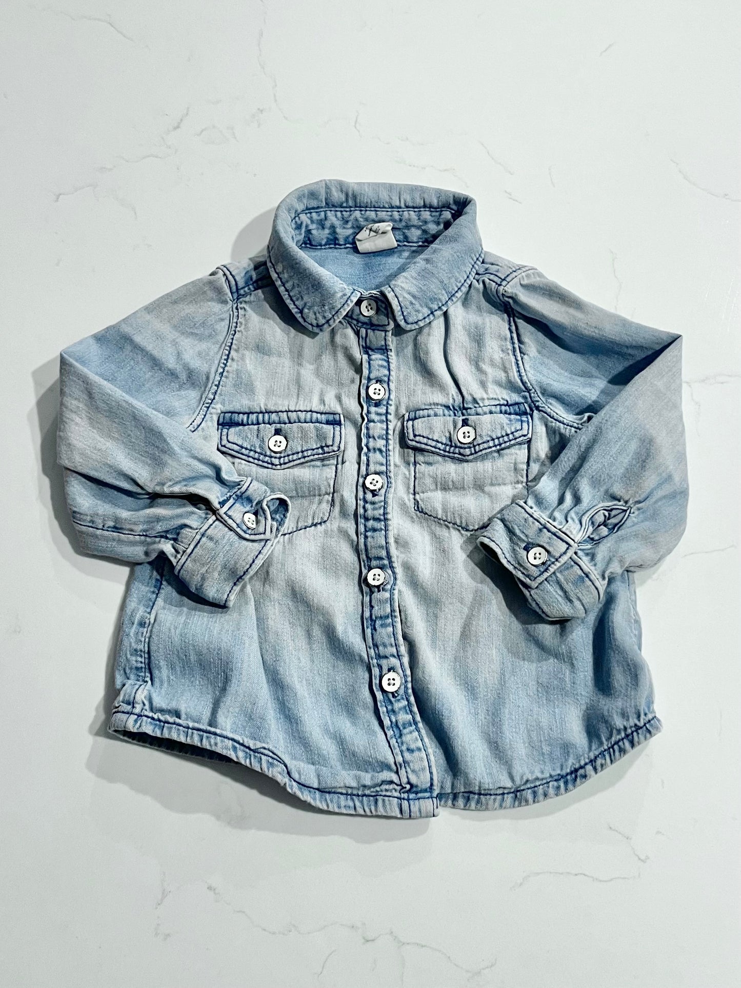 GAP-Chemise en jeans-12/18 mois