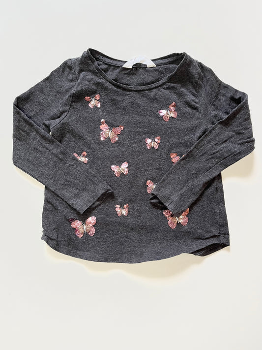 H&M-Chandail manches longues-3/4T